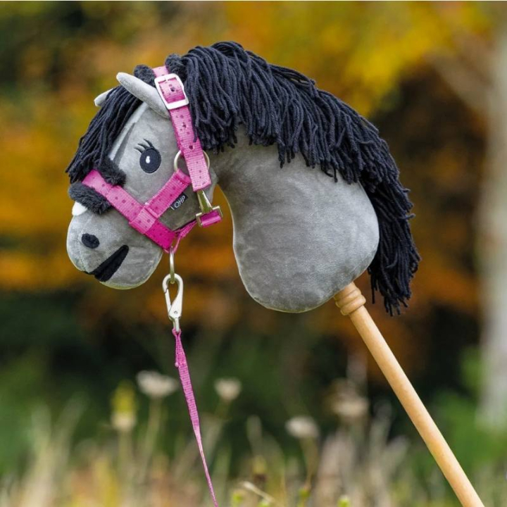 Halster en Halstertouw voor Stokpaard Isalyn Roze in de groep Stokpaarden & Speelgoedpaarden / Uitrusting voor Stokpaard bij Equinest (5728BLP0PI)
