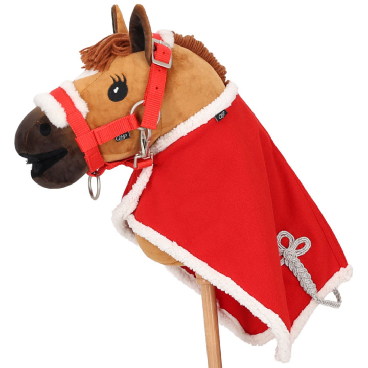 Fleecedeken voor stokpaard Christmas Rood/Wit in de groep Feestdagen & Verkleedpartijen bij Equinest (5735RO0REWH)