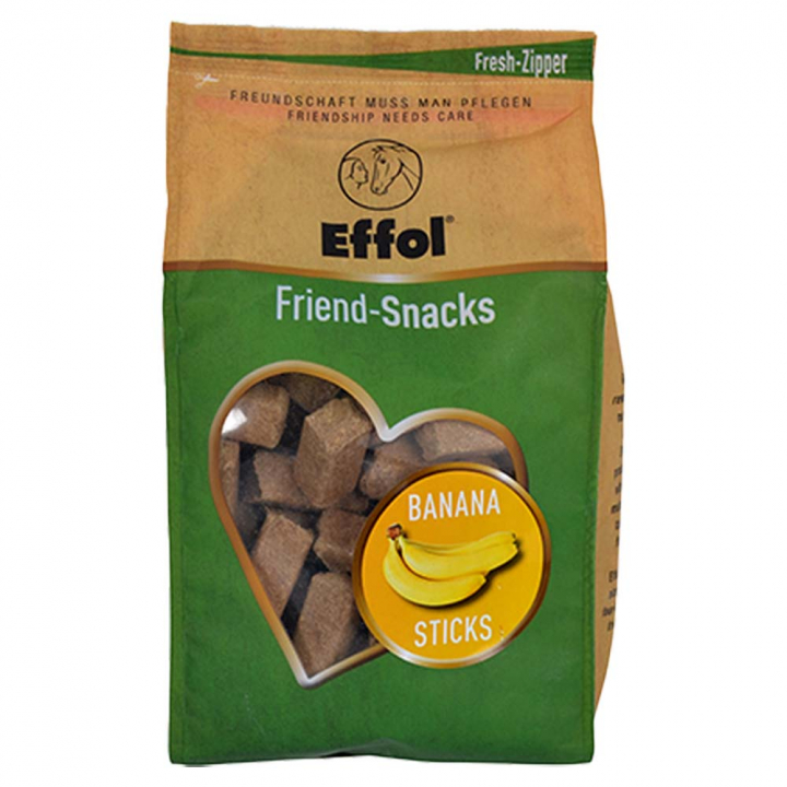 Paardensnacks Friend-Snacks Banaan 1kg in de groep Paardenverzorging en Verzorging / Paardensnoepjes bij Equinest (602268BA-1000)