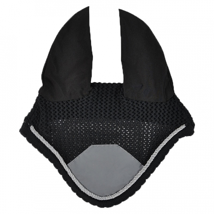 Oornetjes HS Reflex Zwart/Zilver in de groep Paardenuitrusting / Oornetjes bij Equinest (603113BASI)