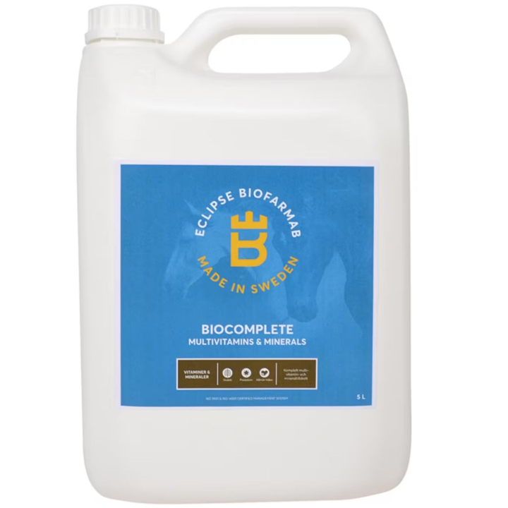 BioComplete 5L in de groep Voedingssupplement / Voedingssupplement paard / Vitaminen & Mineralen bij Equinest (603412)