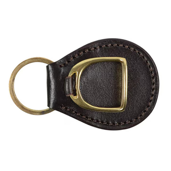 Sleutelhanger HS Stirrup Plate Bruin/Goud in de groep Rijkleding / Accessoires bij Equinest (603521GD)