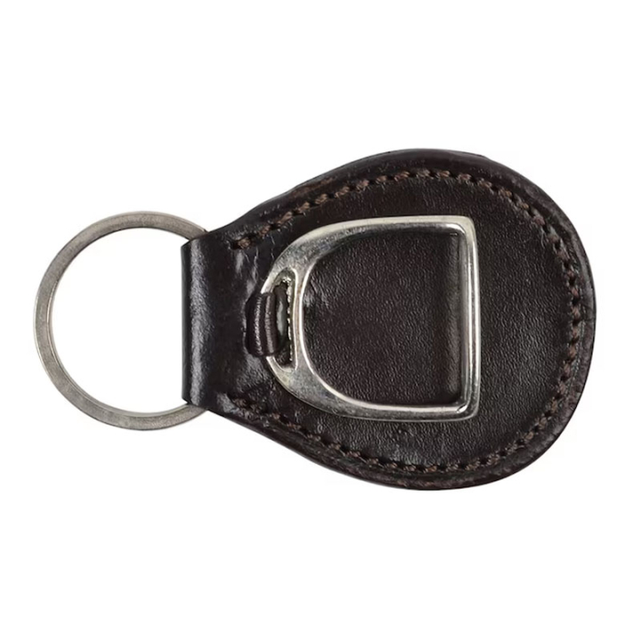Sleutelhanger HS Stirrup Plate Bruin/Zilver in de groep Rijkleding / Accessoires bij Equinest (603522SI)