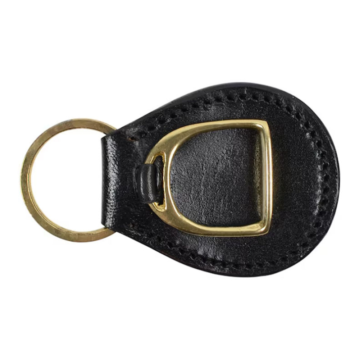 Sleutelhanger HS Stirrup Plate Zwart/Goud in de groep Rijkleding / Accessoires bij Equinest (603523BAGO)