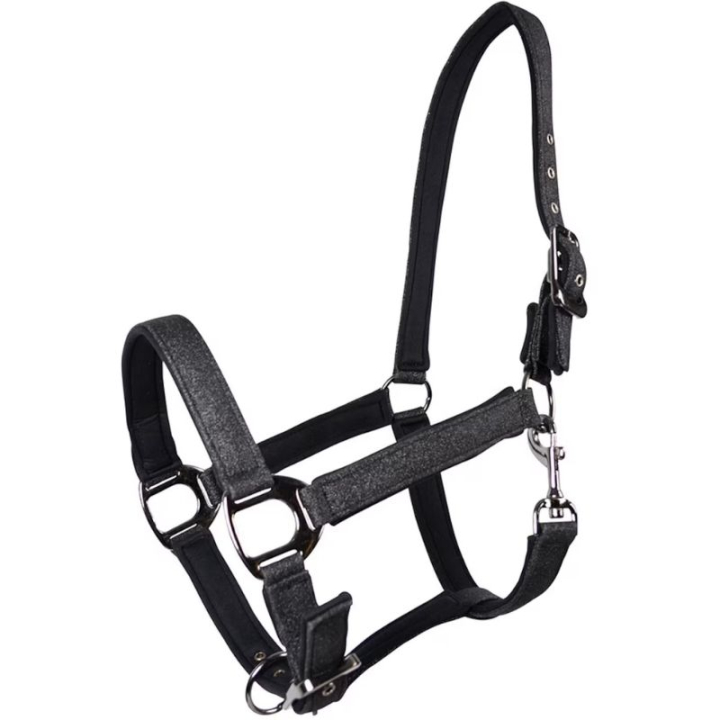 Halster HS Tindra Zwart in de groep Paardenuitrusting / Halsters / Stof- & Nylon Halsters bij Equinest (603607BA_r)