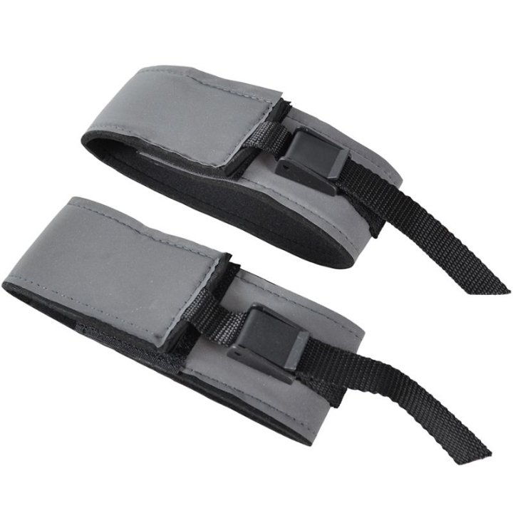 Beenreflector HS Fixlock 2-pack Zwart/Zilver in de groep Rijuitrusting / Reflectoren bij Equinest (603974BAGRSI_r)