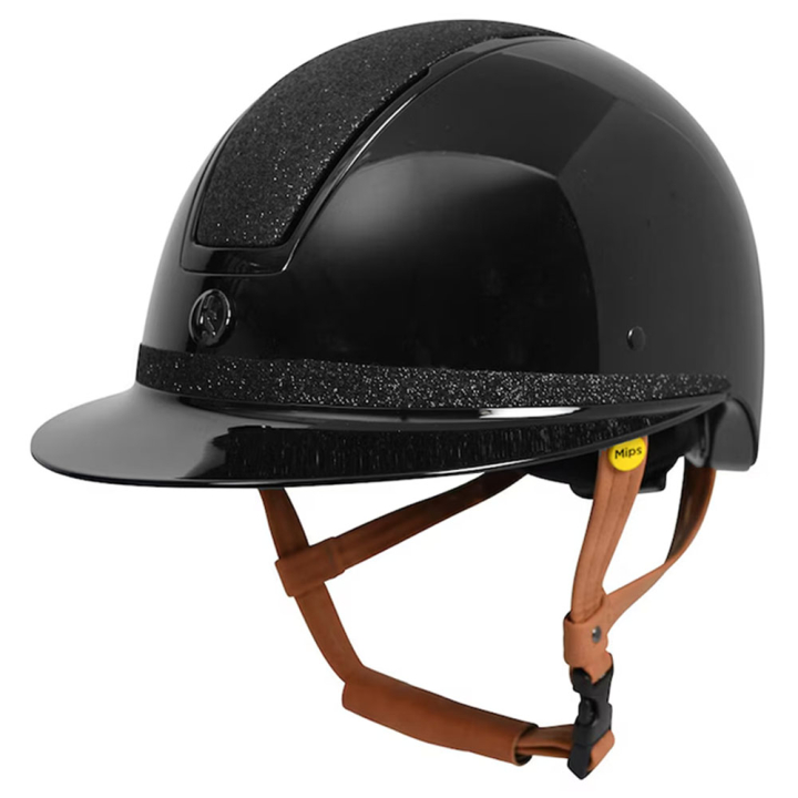 Paardrijcap HS MIPS Vision Shiny Star Zwart in de groep Rijuitrusting / Paardrijcaps / MIPS-caps bij Equinest (604246BA_r)