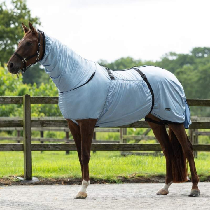 Eczeemdeken UV-Resistant Blauw in de groep Paardendekens / Vliegendekens & Eczeemdekens bij Equinest (6060SB10BL_r)