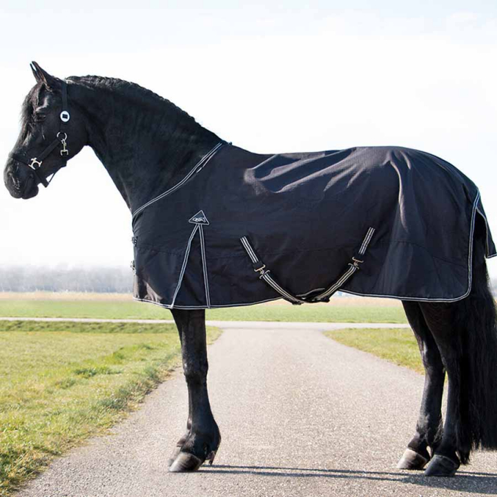 Regendeken Big Neck 600D 0g Zwart in de groep Paardendekens / Buitendekens / Regendekens bij Equinest (6124BA)