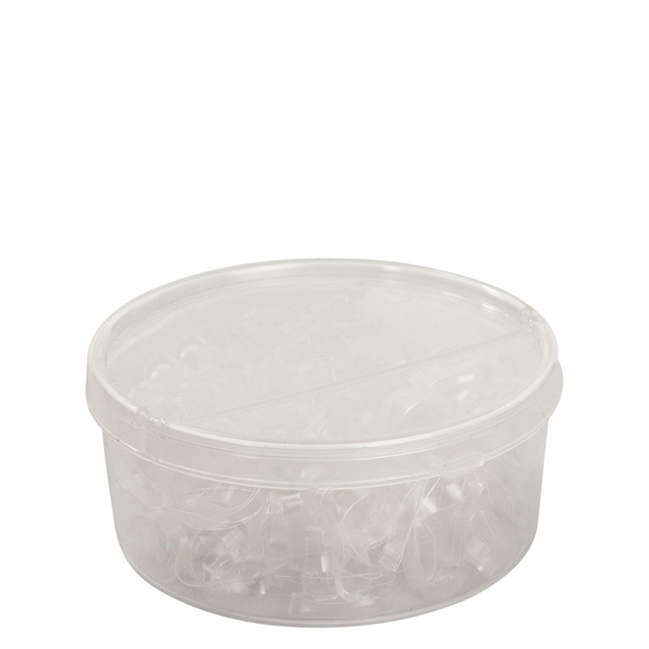 Rubberband Silicone 250st Transparant in de groep Paardenverzorging en Verzorging / Elastiekjes & Manenrozet bij Equinest (616409TR)