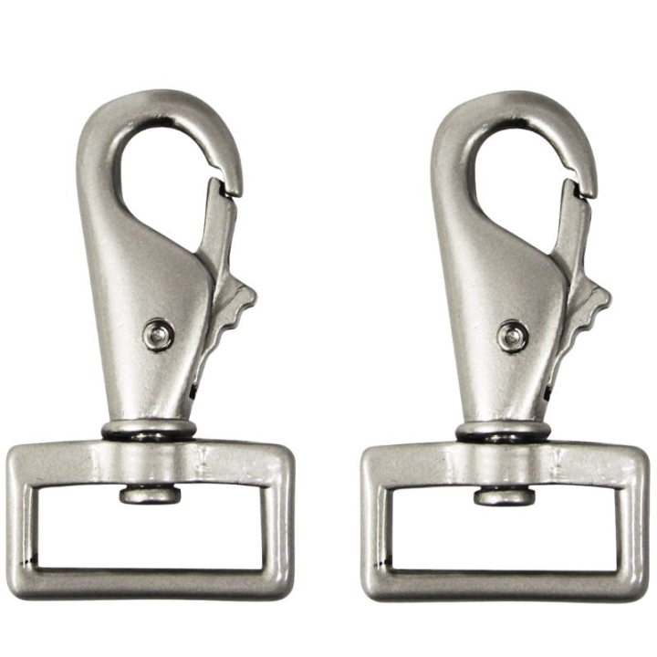 Gespen voor Paardendekens Carabiner Zilver in de groep Paardendekens / Accessoires dekens bij Equinest (6178900SI)