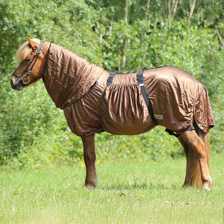 Eksemtdeken Icelandic UV-Protection Bruin in de groep Vliegbescherming / Vliegendekens bij Equinest (6212BR165BR_r)