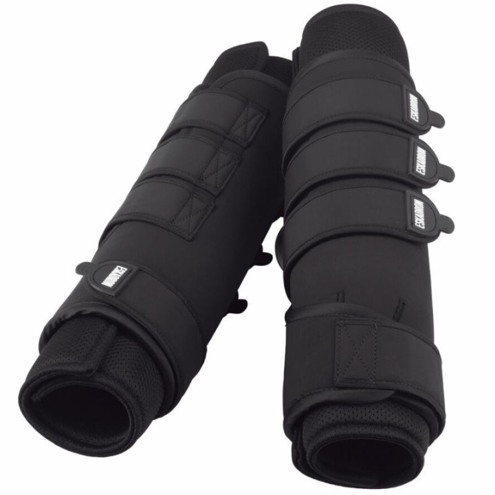 Stalbeschermers Pro Zwart in de groep Paardenuitrusting / Beenbeschermers & Bandages / Transportbescherming & Stalbescherming bij Equinest (65100062BA_r)