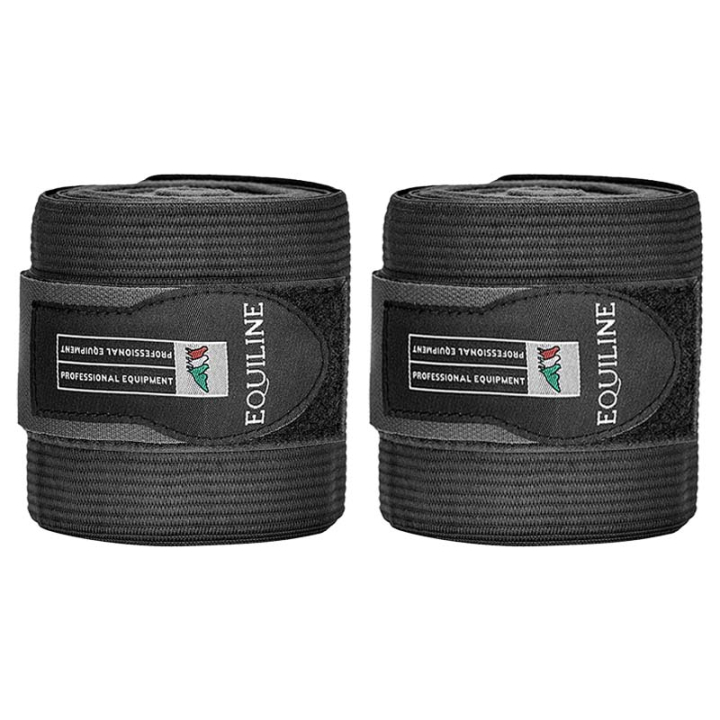 Bandages Fleece/Elastisch Zwart in de groep Paardenuitrusting / Beenbeschermers & Bandages / Bandages bij Equinest (7010063)