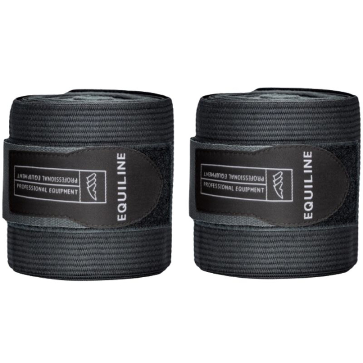 Bandages Fleece/Elastisch Zwart in de groep Paardenuitrusting / Beenbeschermers & Bandages / Bandages bij Equinest (7010063)