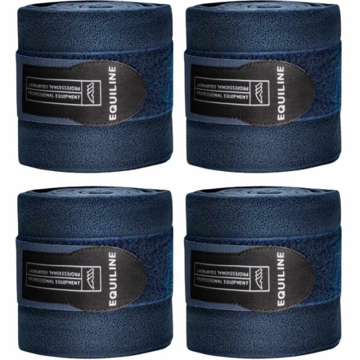 Fleecelinten Polo Marineblauw in de groep Paardenuitrusting / Beenbeschermers & Bandages / Bandages bij Equinest (7014000)