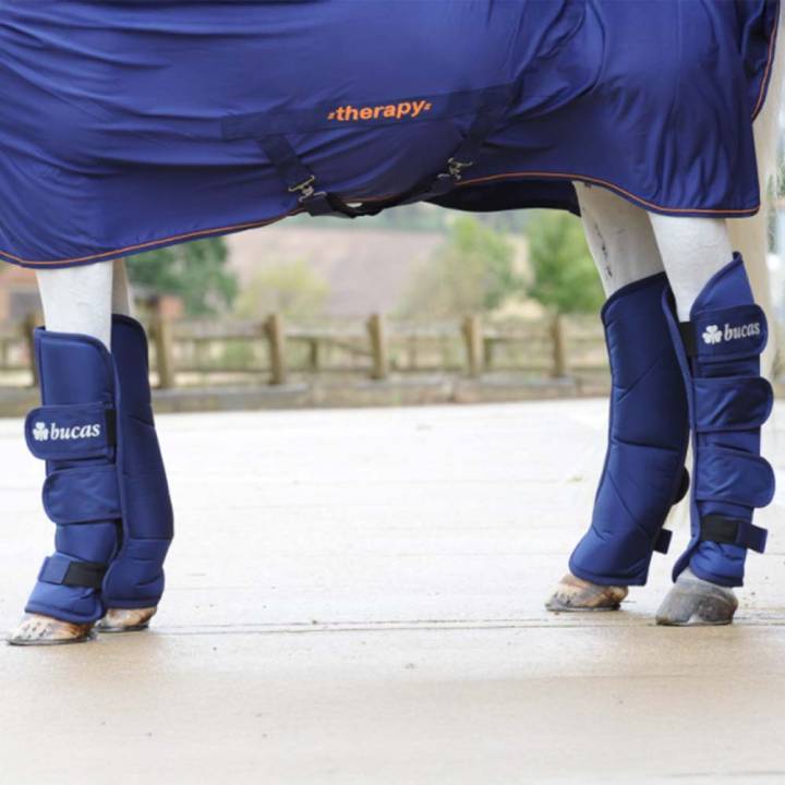 Transportbeschermers Marineblauw in de groep Paardenuitrusting / Beenbeschermers & Bandages / Transportbescherming & Stalbescherming bij Equinest (70720Ma_r)