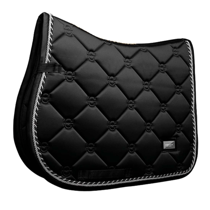 Zadeldekje ES Black Edition in de groep Paardenuitrusting / Zadeldekjes / Springzadeldekjes & Veelzijdigheidszadeldekjes bij Equinest (734019280229BA_r)