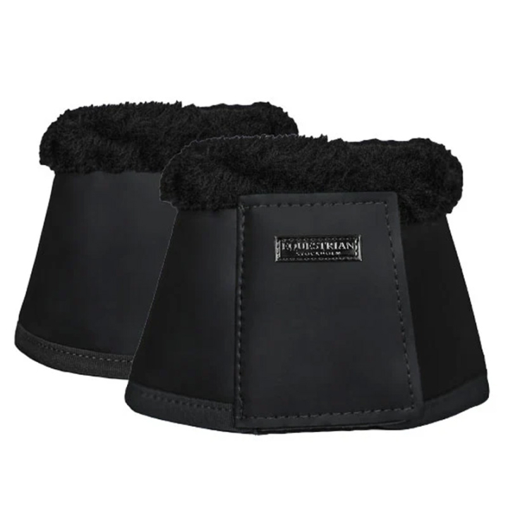 Hufglocken ES Faux Fur All Black in de groep Paardenuitrusting / Beenbeschermers & Bandages / Springschoenen bij Equinest (734020643168BABA_r)