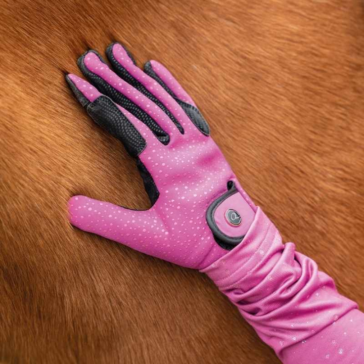 Rijhandschoenen Kind/Junior Isalyn Roze in de groep Rijkleding / Handschoenen bij Equinest (7363BLP4XSPI_r)
