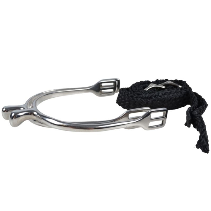 Sporen HS Stainless Steel Rounded 15mm Zilver in de groep Rijuitrusting / Sporen bij Equinest (797016SI)