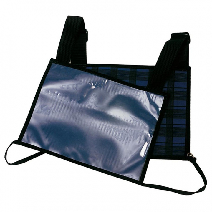 Nummerhouder Eventing Harnas Zwart/Blauw in de groep Paardenuitrusting / Accessoires / Wedstrijdaccessoires bij Equinest (819904-BABLUE)