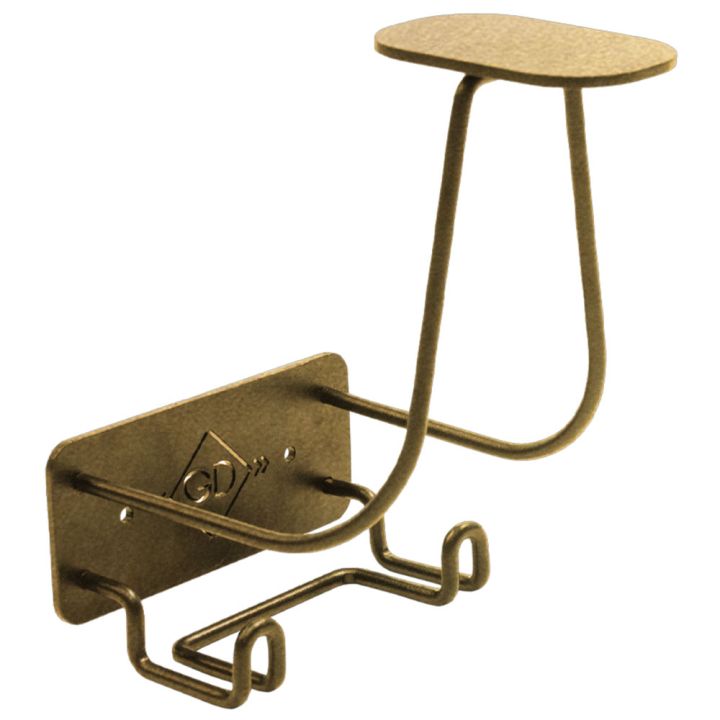 Helmhouder Steel Hook Goud in de groep Stal & Weide / Staluitrusting / Haken & Hangers bij Equinest (8217041GD)