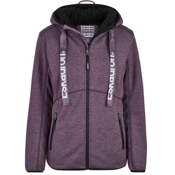Hoody met Rits Ruby Deepberry in de groep Rijkleding / Truien bij Equinest (822684130Li_r)