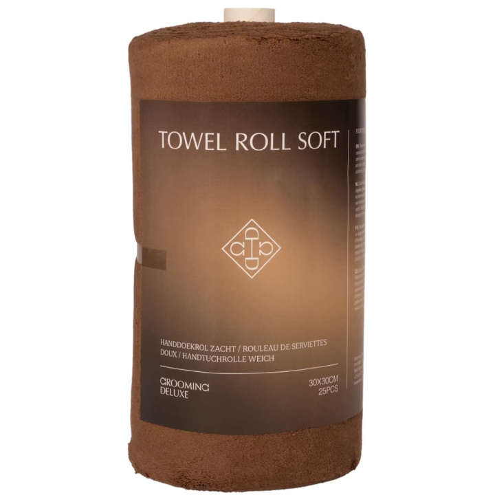 Handdoekrol Soft 25-pack Bruin in de groep Paardenverzorging en Verzorging / Was sponsen & Poetsdoeken bij Equinest (8230005BR)