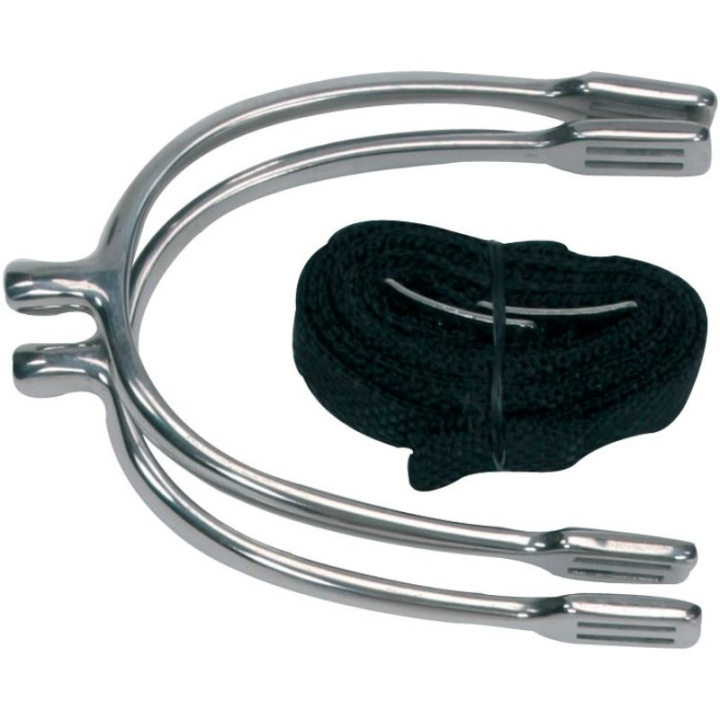 Sporen HS Stainless Steel 20mm Zilver in de groep Rijuitrusting / Sporen bij Equinest (823020SI)