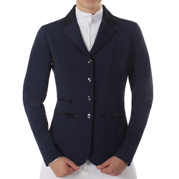 Wedstrijdjasje Juliet Marineblauw in de groep Rijkleding / Wedstrijdjasjes & Fracs bij Equinest (8516BL34NA_r)
