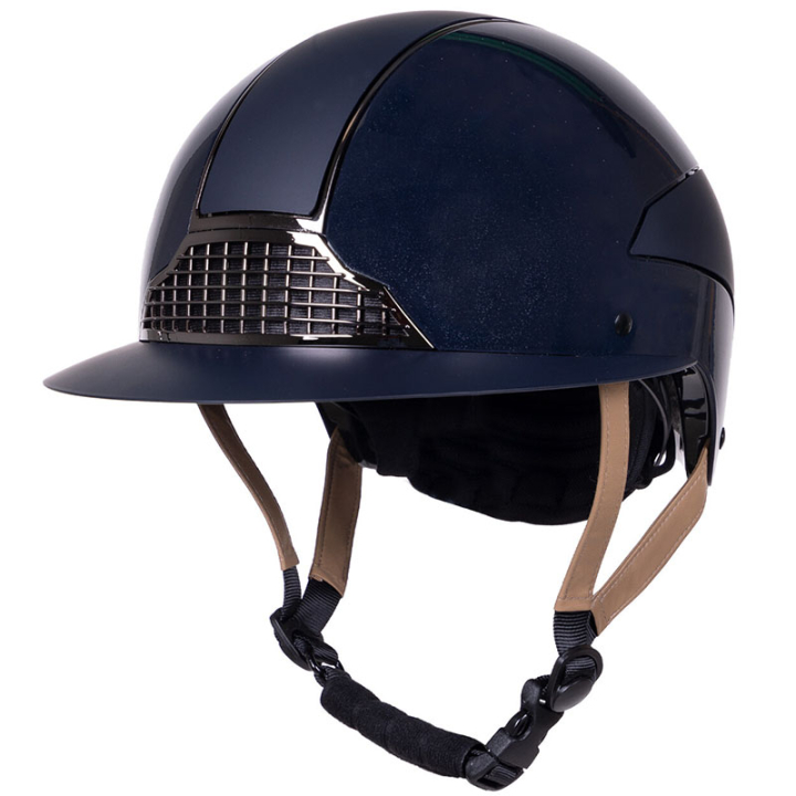 Paardrijcap Miami Polo Marineblauw in de groep Rijuitrusting / Paardrijcaps / Zonneklep bij Equinest (8770NA5155nan_r)