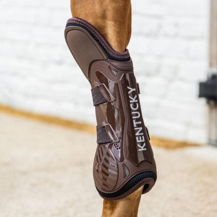 Beenbeschermers Bamboo Shield Elastic Knee Protection Bruin in de groep Paardenuitrusting / Beenbeschermers & Bandages / Peesbeschermers bij Equinest (8811505LBR_r)