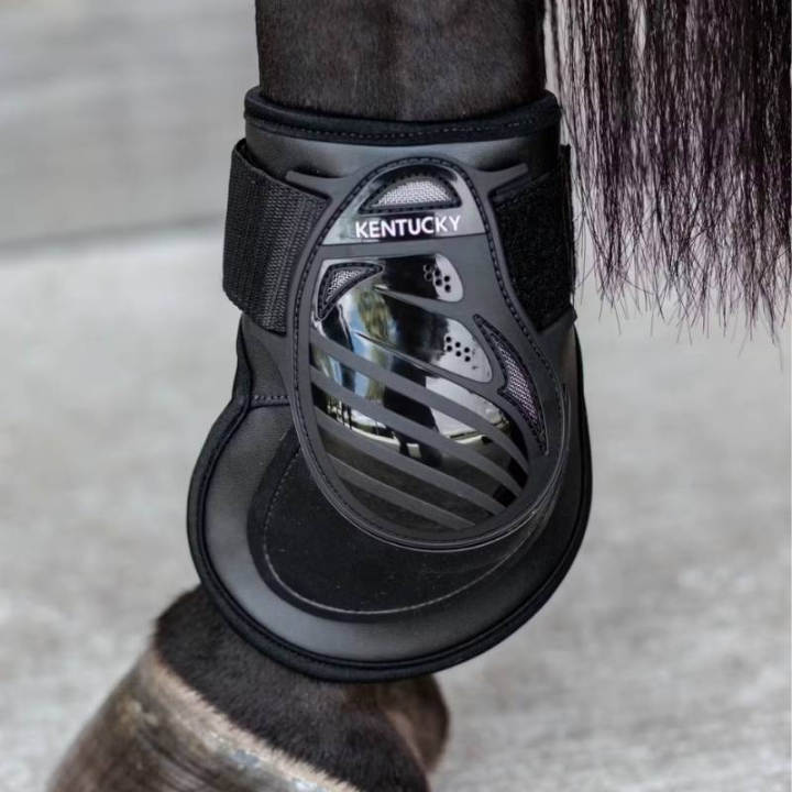 Strijklappen Deep Zwart in de groep Paardenuitrusting / Beenbeschermers & Bandages / Kogelbeschermers & Strijklappen bij Equinest (8820401MBA_r)