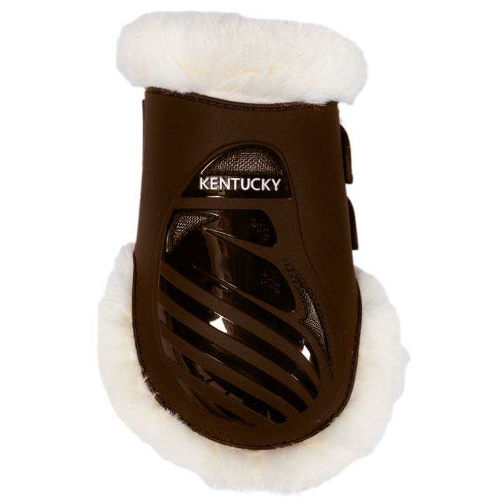 Strijklappen Elastic Vegan Sheepskin Bruin in de groep Paardenuitrusting / Beenbeschermers & Bandages / Kogelbeschermers & Strijklappen bij Equinest (8820805MBR_r)