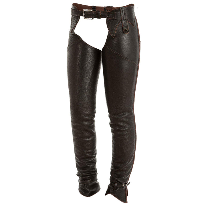 Lange Leren Chaps Zwart in de groep Schoenen, Laarzen & Chaps / Chaps bij Equinest (905713-BA_r)