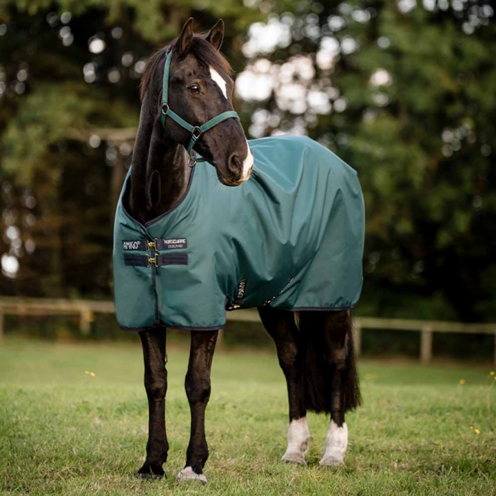 Regendeke Amigo Ripstop 900D 0g Groen/Marineblauw/Zilver in de groep Paardendekens / Buitendekens / Regendekens bij Equinest (AARAG0GBGNMASI_r)