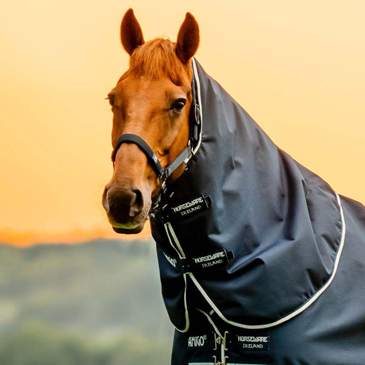Halsstuk Amigo Ripstop 900D 0g Witney Navy in de groep Paardendekens / Halsstukken bij Equinest (AARN10VRWNA_r)