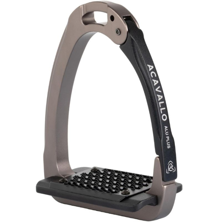 Stijgbeugels Arena Aluplus 2.0 Titanium/Black in de groep Paardenuitrusting / Stijgbeugels bij Equinest (AC609TIBK)
