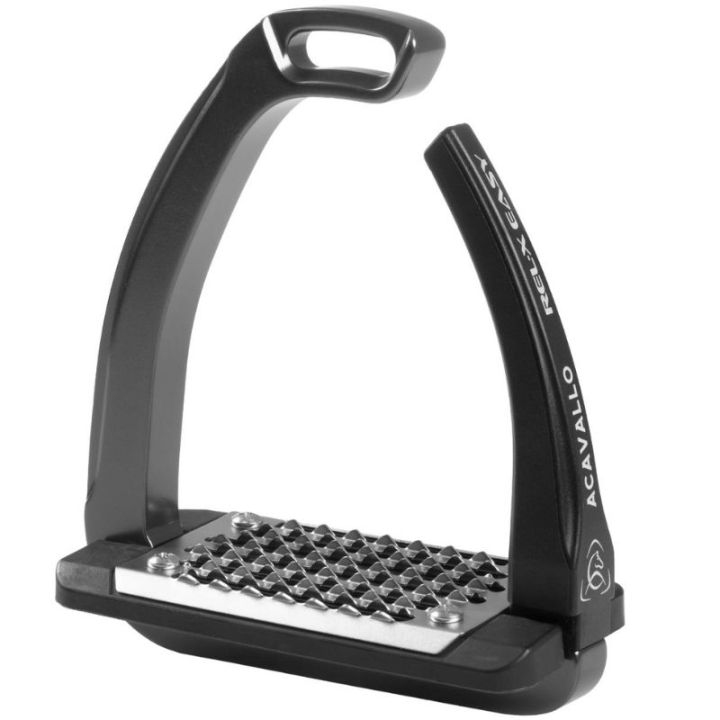 Stijgbeugels Kind/Junior Rel-X Easy Charcoal in de groep Paardenuitrusting / Stijgbeugels bij Equinest (AC66804)