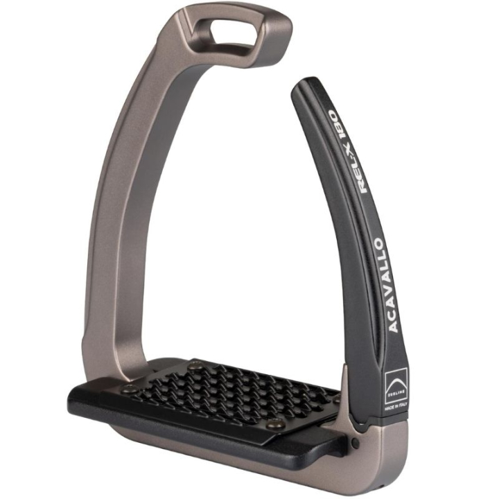 Stijgbeugels Rel-X 180 Titanium/Black in de groep Paardenuitrusting / Stijgbeugels bij Equinest (AC669TIBK)