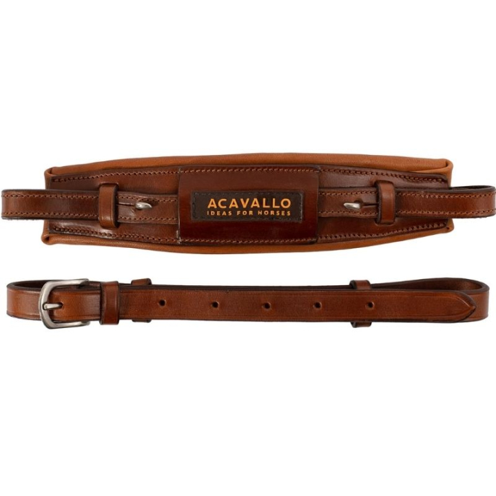 Neusriem voor hackamore Alupro Cognac in de groep Paardenuitrusting / Bitten / Hackamore bij Equinest (AC9611COGCO)