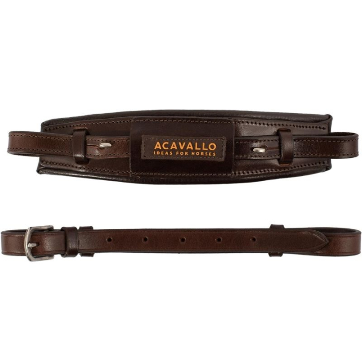 Neusriem voor hackamore Alupro Bruin in de groep Paardenuitrusting / Bitten / Hackamore bij Equinest (AC9611TMBR)