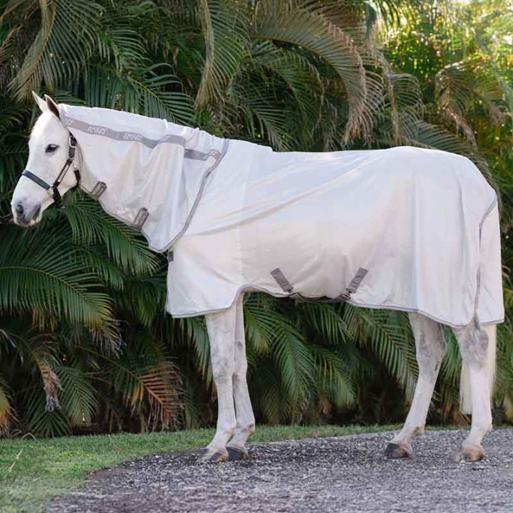 Vliegendeke Amigo Integrated Zilver/Grijs in de groep Vliegbescherming / Vliegendekens bij Equinest (AFRNGSIJISIGR_r)