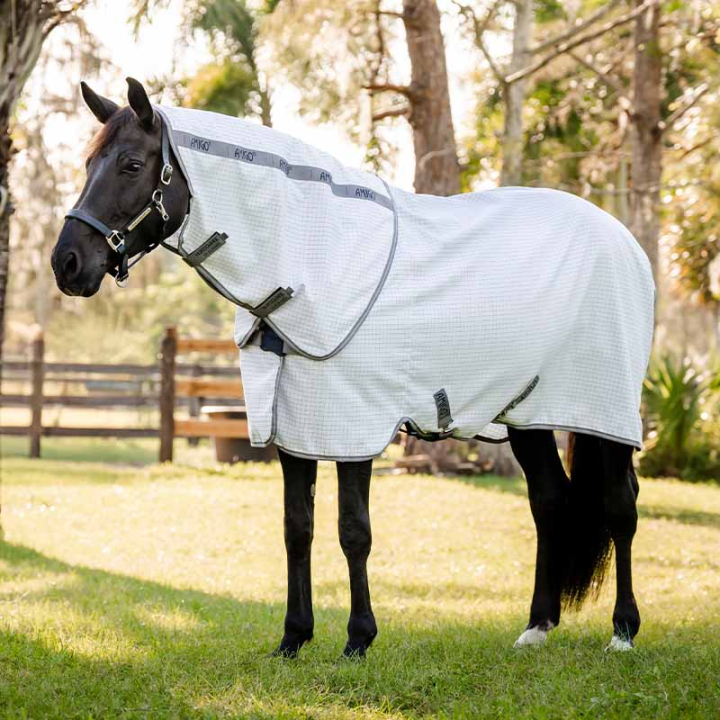 Zomerdeken Amigo Summer Plus Navy Check in de groep Vliegbescherming / Vliegendekens bij Equinest (AFRP9TCJINACH_r)