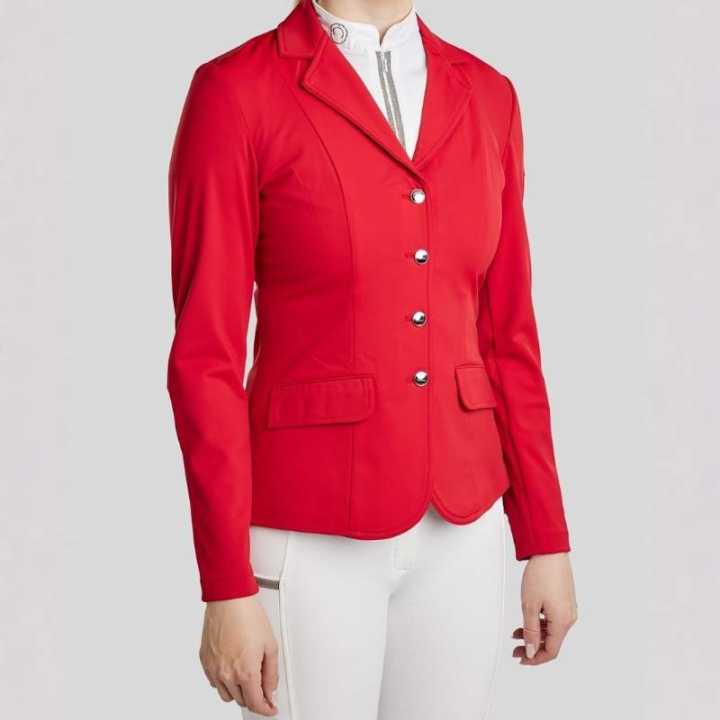 Wedstrijdjas Kathy Classic Rood in de groep Rijkleding / Wedstrijdjasjes & Fracs bij Equinest (COMB23992RE_r)