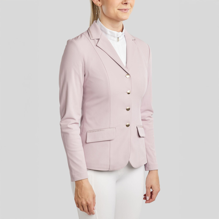 Wedstrijdjas MoBlair Softshell Champagne Crystals Cheeky Pink in de groep Rijkleding / Wedstrijdjasjes & Fracs bij Equinest (COMB26242LPI_r)