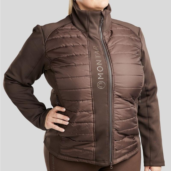 Hybride jas Emma Softshell Curve Bruin in de groep Rijkleding / Jassen / Rijjassen bij Equinest (CSL21248XBR_r)
