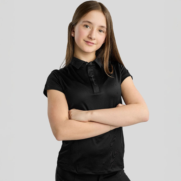 Kinder coltrui Clubwear Zwart in de groep Rijkleding / Rijtops & T-shirts / polo's bij Equinest (CW4024141BA_r)