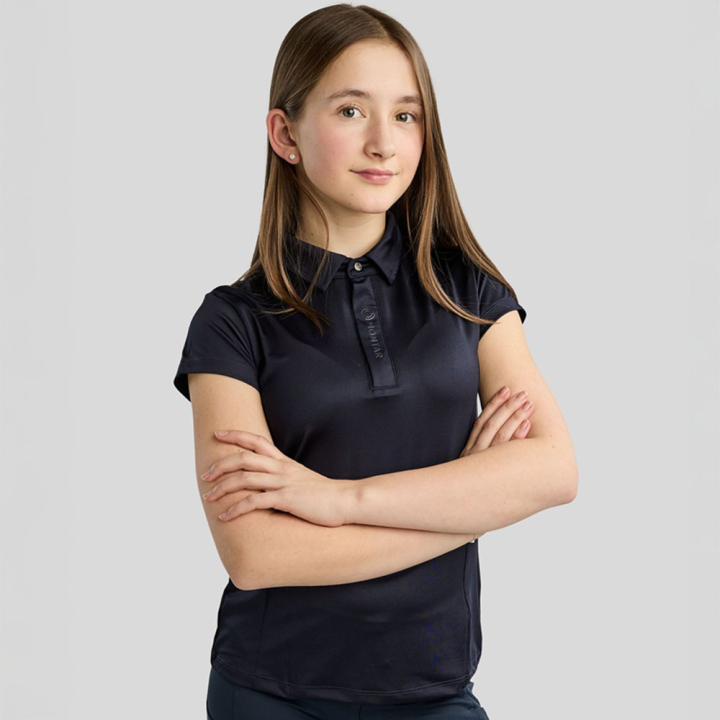Kinder coltrui Clubwear Marineblauw in de groep Rijkleding / Rijtops & T-shirts / polo's bij Equinest (CW4024171NA_r)